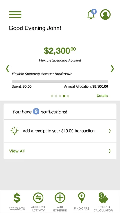 E Benefits Mobile Screenshots