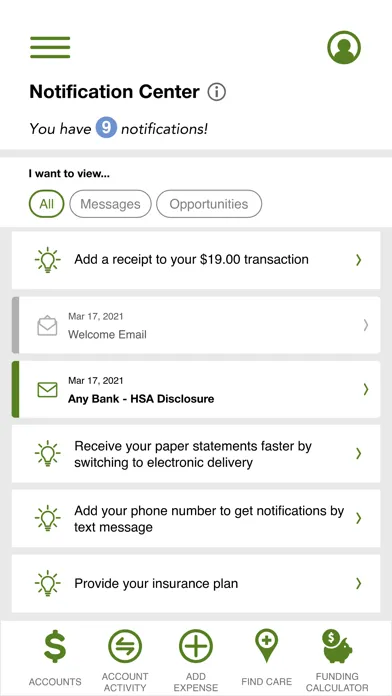 E Benefits Mobile Screenshots