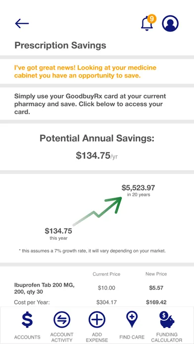 FBA Flex Benefits Screenshots