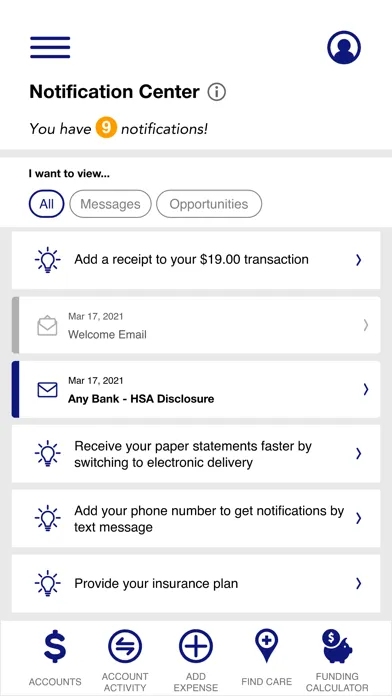 FBA Flex Benefits Screenshots