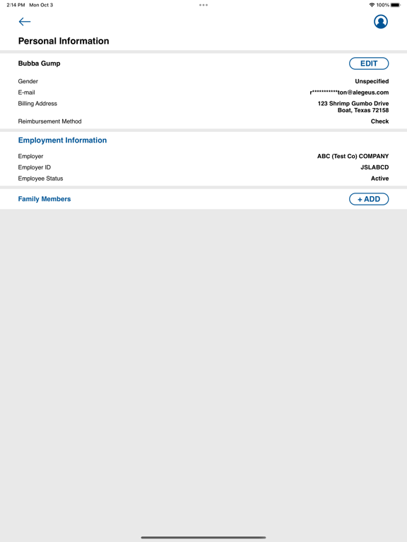 My Flex Spending iPad  스크린샷
