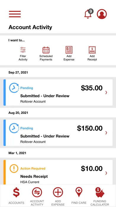 Capturas de tela do Leading Edge Admin Mobile