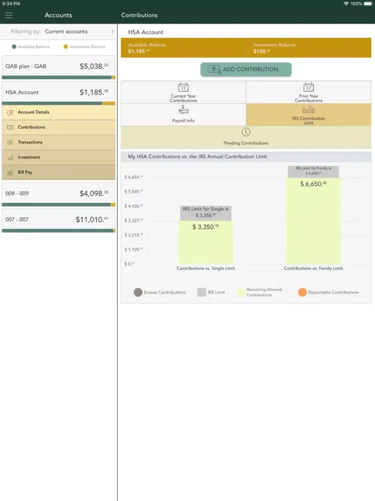 Pension Dynamics Mobile iPad  Screenshots