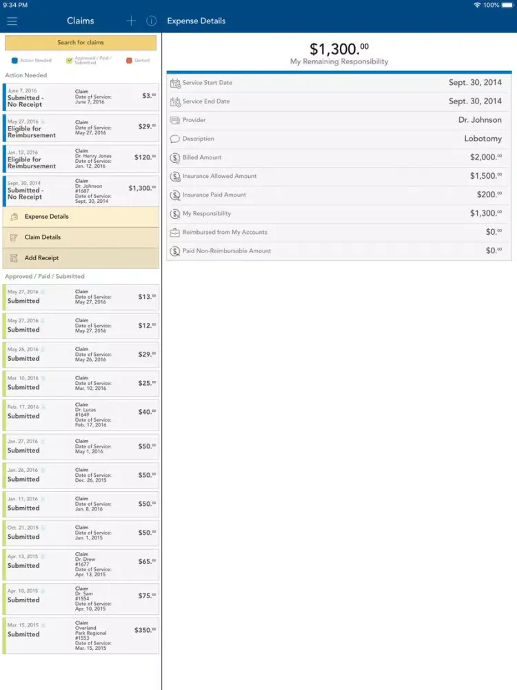 Polestar Benefits Mobile iPad  Screenshots