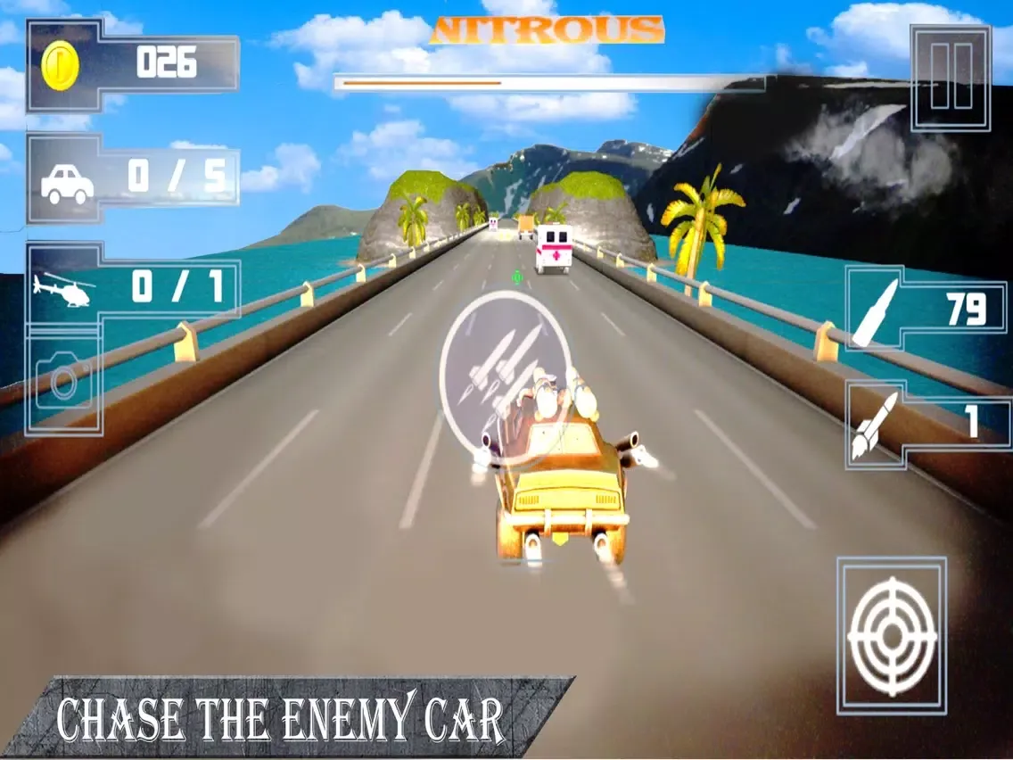 Zrzuty ekranu Weapon Car Rider : Highway Shooting Race-r 3D iPad 