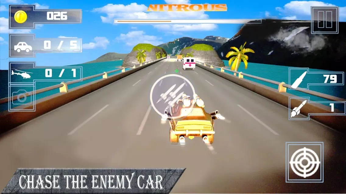Zrzuty ekranu Weapon Car Rider : Highway Shooting Race-r 3D