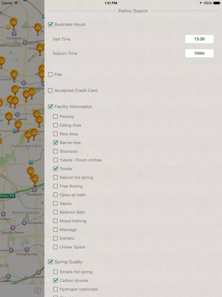 Скриншоты Hotspring,Sento Review & infomaition Share Map【+Plus】 iPad 