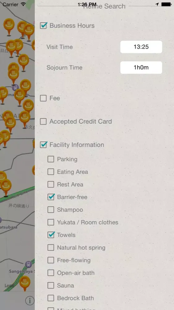 Скриншоты Hotspring,Sento Review & infomaition Share Map【+Plus】