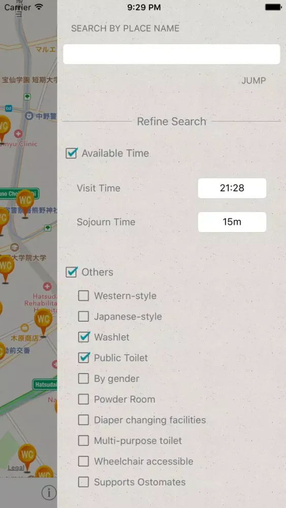 Restroom informatio Map【+Plus】 स्क्रीनशॉट