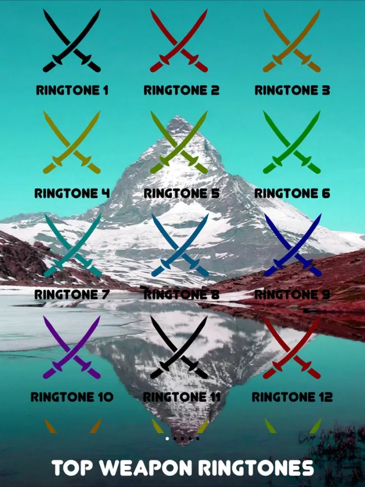 Free Top Weapon Ringtones iPad 应用截图