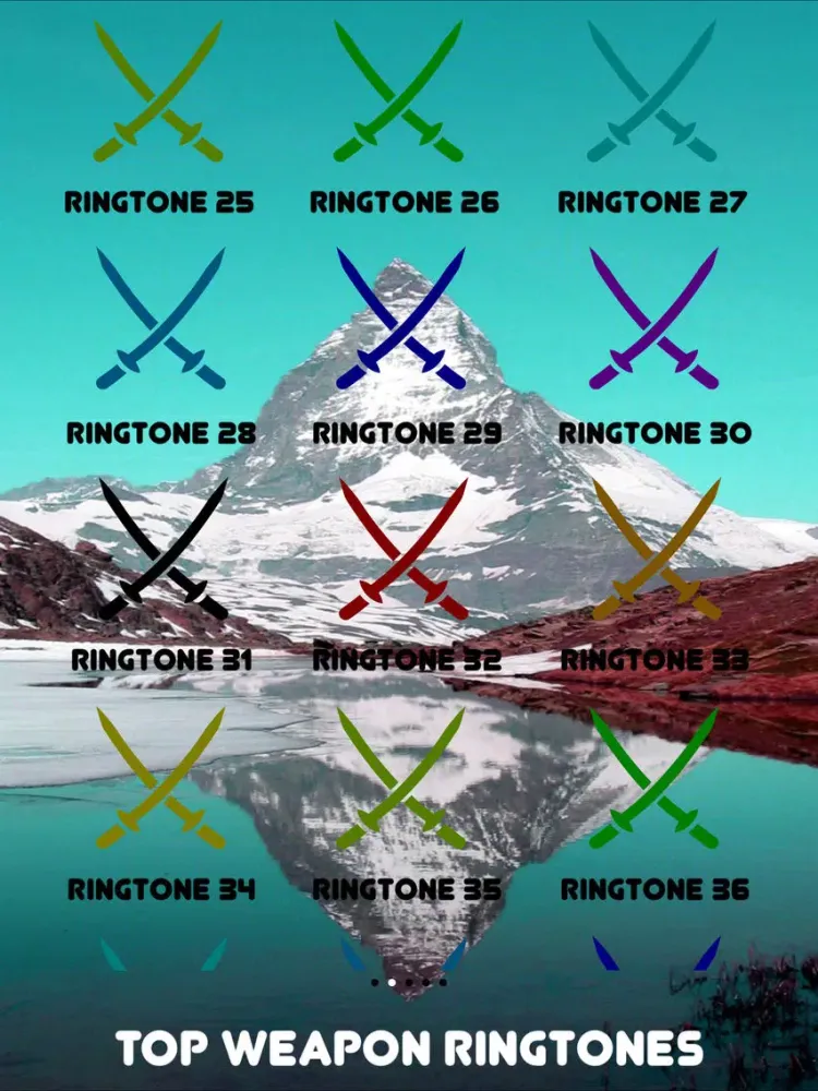 Free Top Weapon Ringtones iPad 应用截图