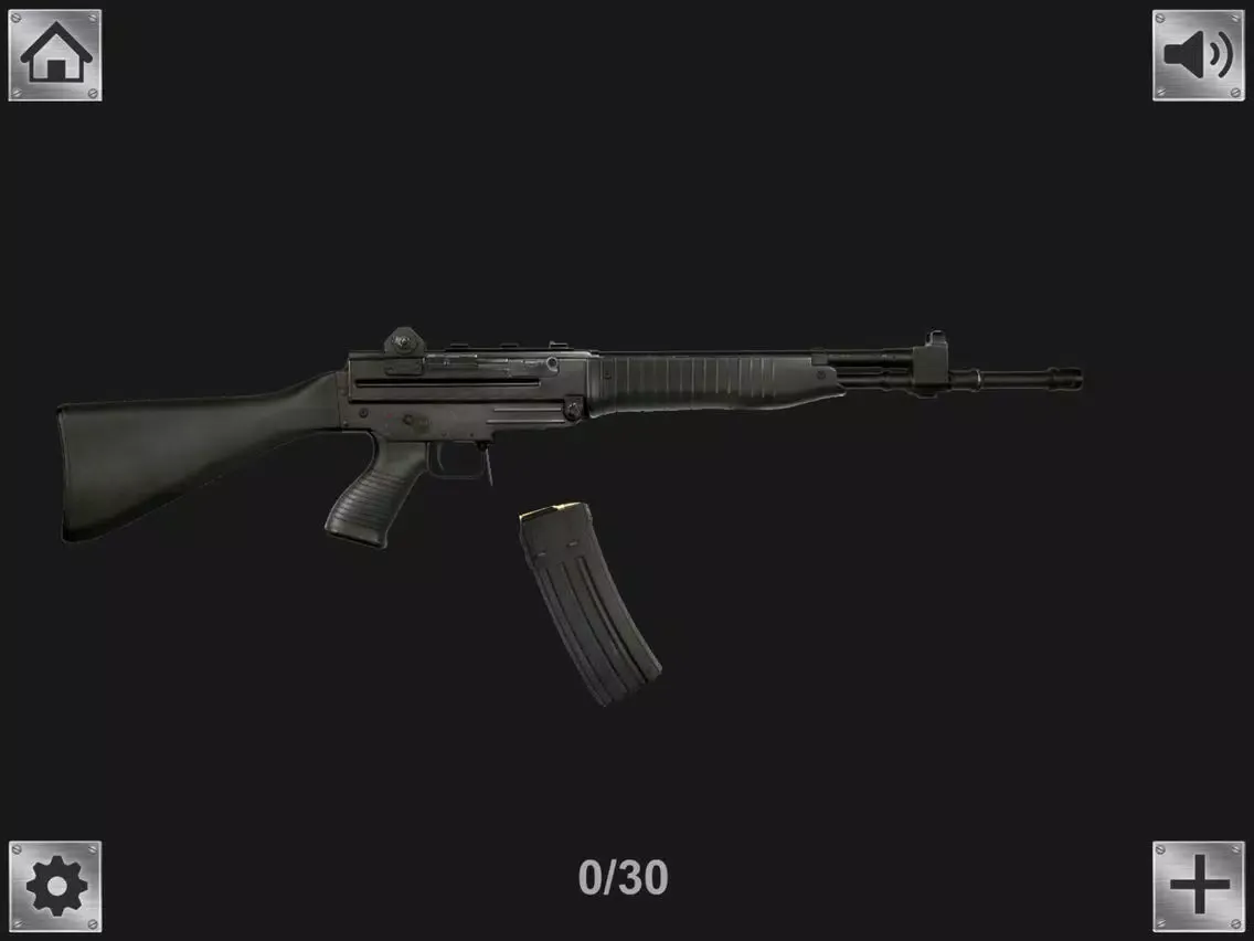 Ảnh chụp màn hình của Weapons Simulator iPad 