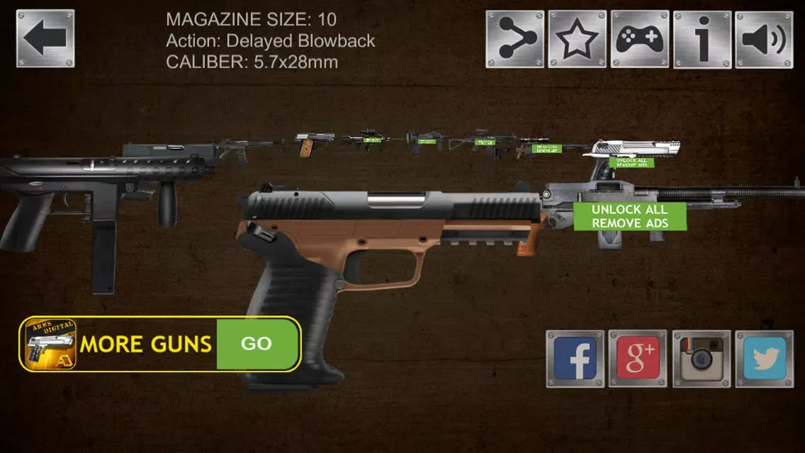 Ảnh chụp màn hình của Weapons Simulator