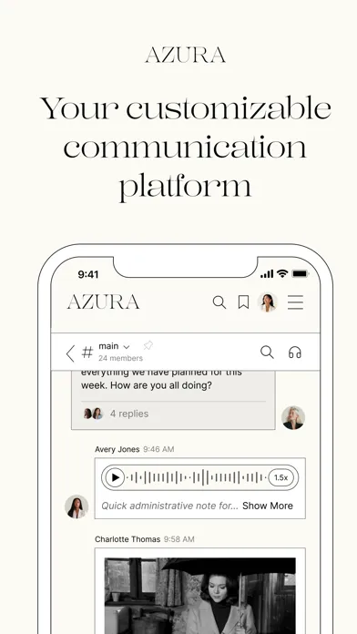 Скриншоты Azura: Chat & Collaboration
