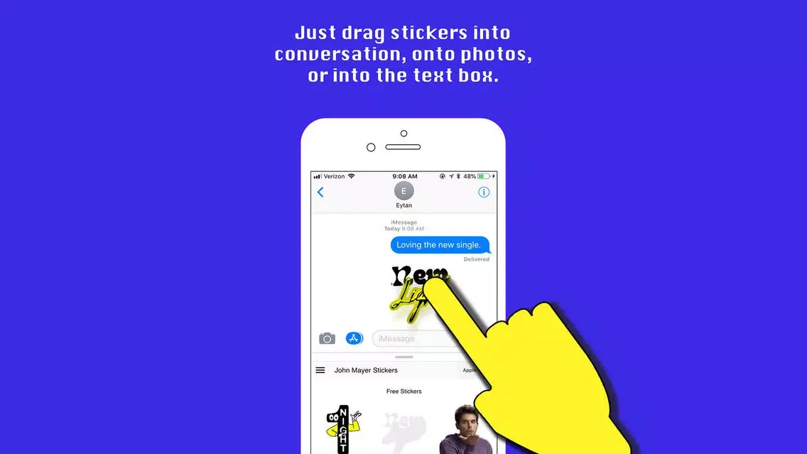 John Mayer Stickers应用截图