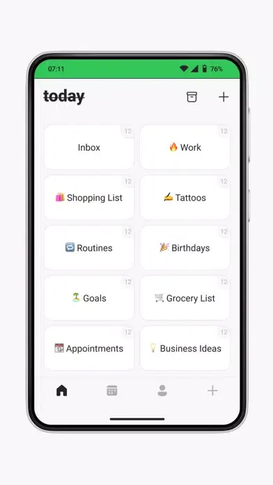Capturas de pantalla de Today - calendar, todo, habits