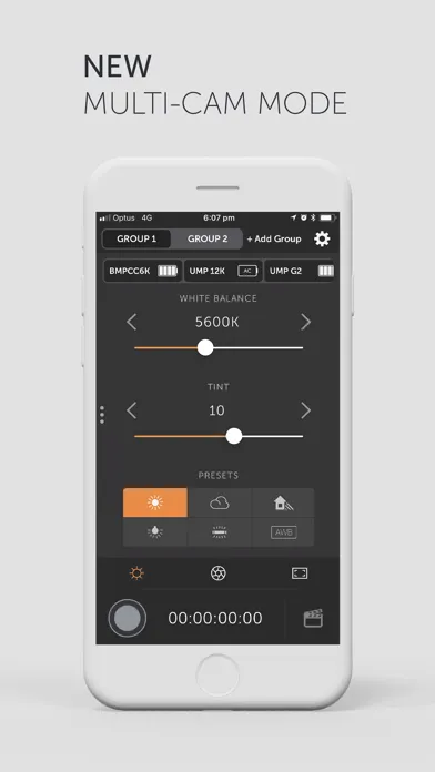 Bluetooth+ for Blackmagic Screenshots