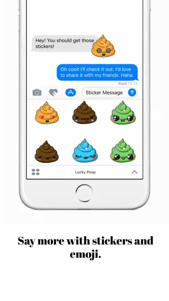 Lucky Poop Stickers Ekran Görüntüleri