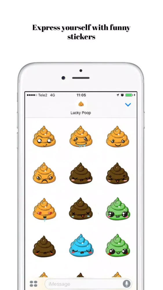 Lucky Poop Stickers Ekran Görüntüleri