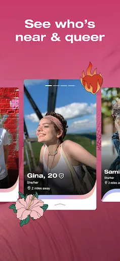 Screenshot di HER Lesbian, bi & queer dating