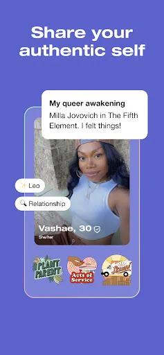 Screenshot di HER Lesbian, bi & queer dating