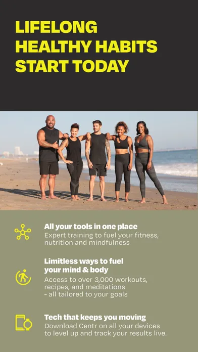 Capturas de pantalla de Centr Fitness & Workout Plans
