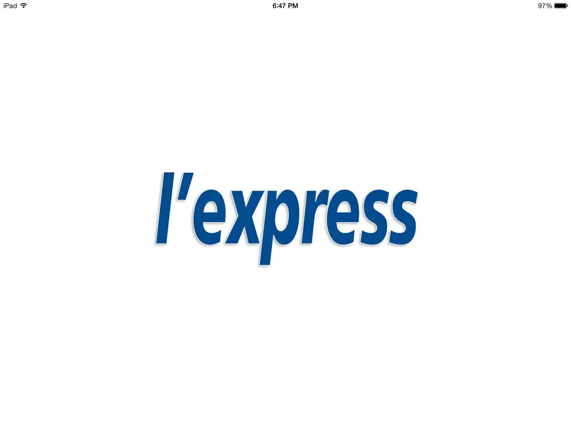 Tangkapan layar L'Express (La Sentinelle LTD) iPad 