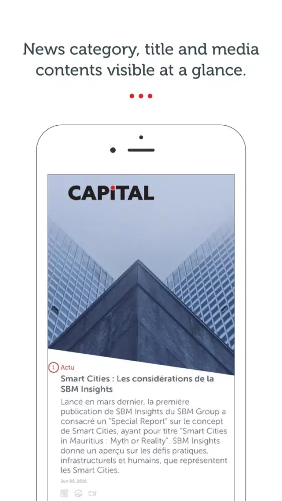 Captures d'écran de Capital Media