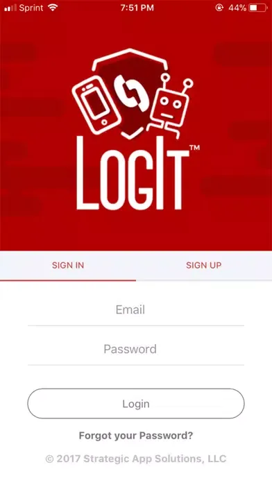 LogIt™ スクリーンショット