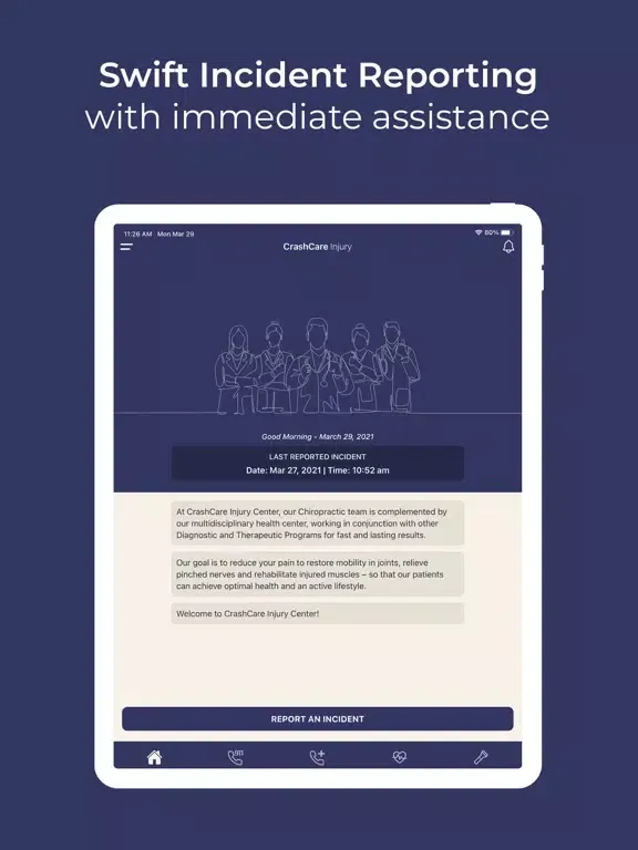 CrashCare™ iPad 应用截图