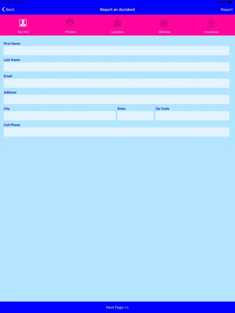 Jax Auto Accident 411 iPad  Screenshots