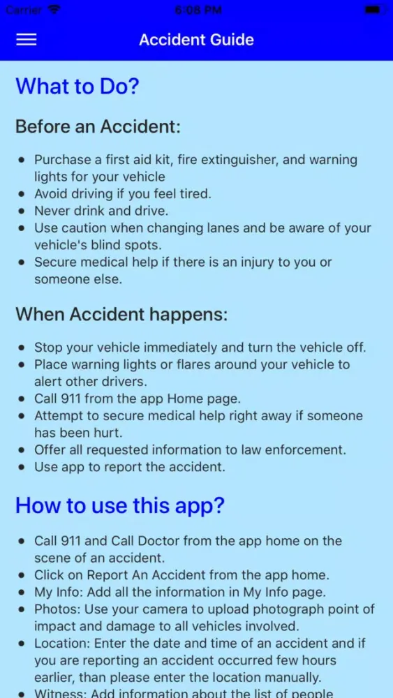 Jax Auto Accident 411 Screenshots