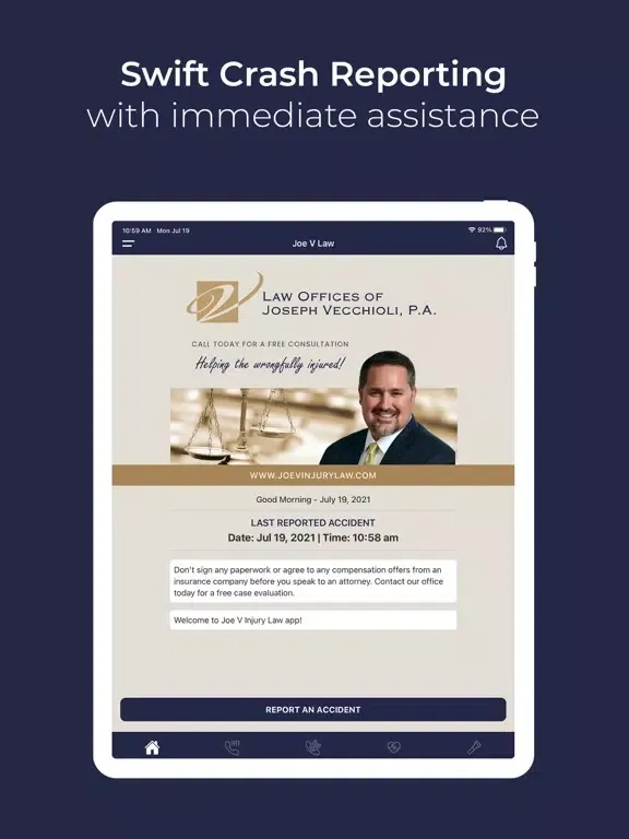 Joe V Law iPad  Screenshots