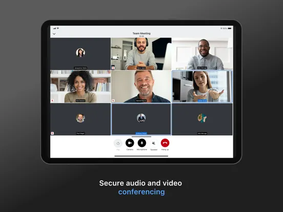 Tangkapan layar Wire • Secure Messenger iPad 