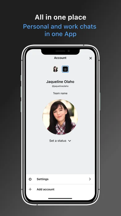 Tangkapan layar Wire • Secure Messenger