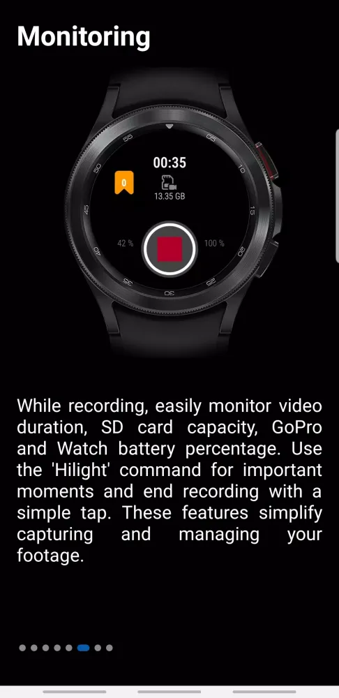 Capturas de pantalla de EasyBlack13 for GoPro, Wear OS