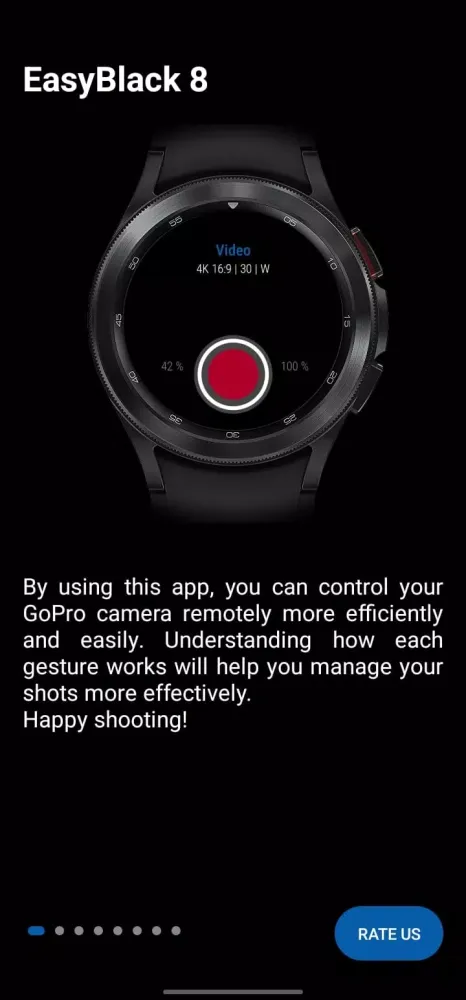 EasyBlack8 for GoPro, Wear OS應用截圖