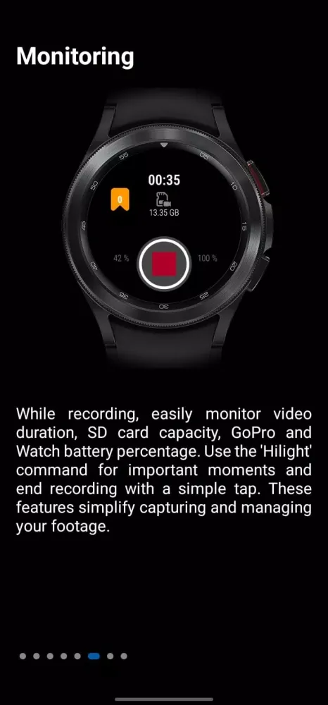 EasyBlack8 for GoPro, Wear OS應用截圖