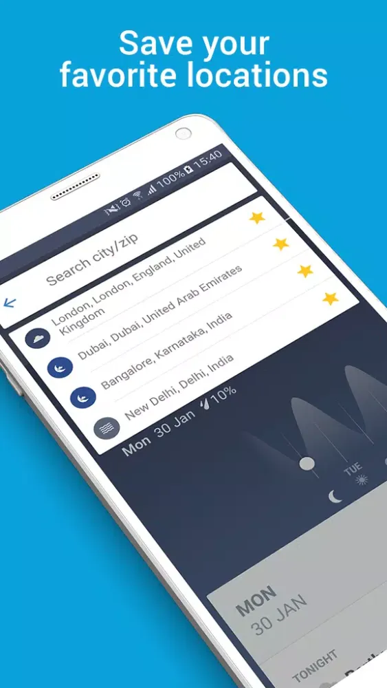 The Weather Channel App Screenshots