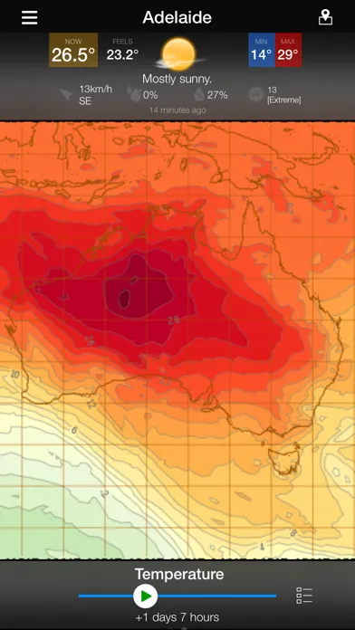 Capturas de tela do AUS Radar: WeatherAlert