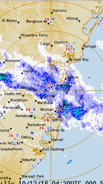 Capturas de tela do AUS Radar: WeatherAlert