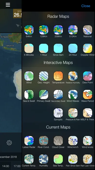 Capturas de tela do AUS Radar: WeatherAlert