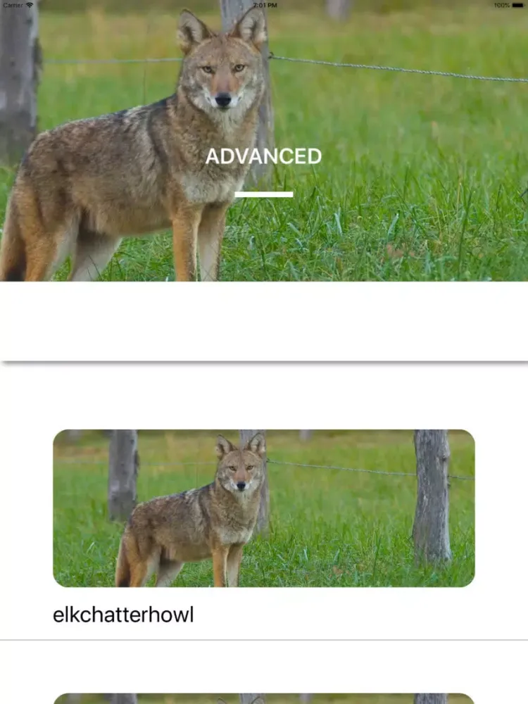 Ảnh chụp màn hình của Coyote Calls - Hunting Sounds iPad 