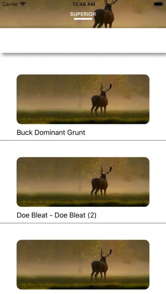 Capturas de tela do Deer Calls-Best Hunting Sounds