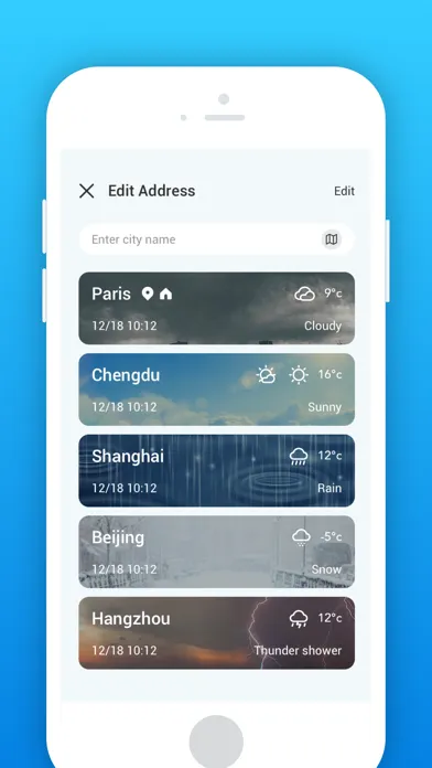 Capturas de tela do Weather Forecast-Local Alert