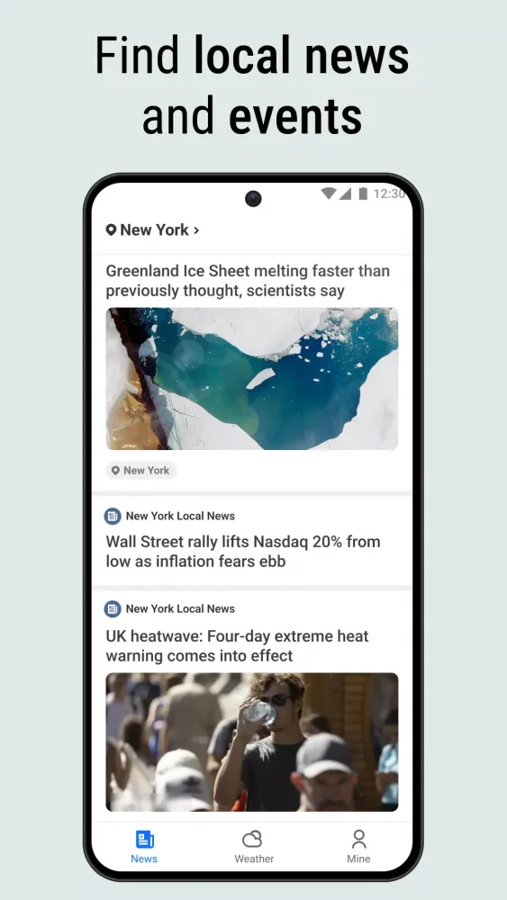 Local Weather & News - Radar Screenshots