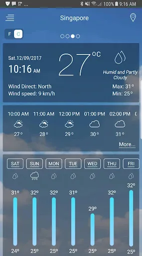 Weather app স্ক্রিনশট