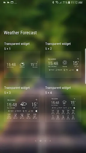 Weather app স্ক্রিনশট