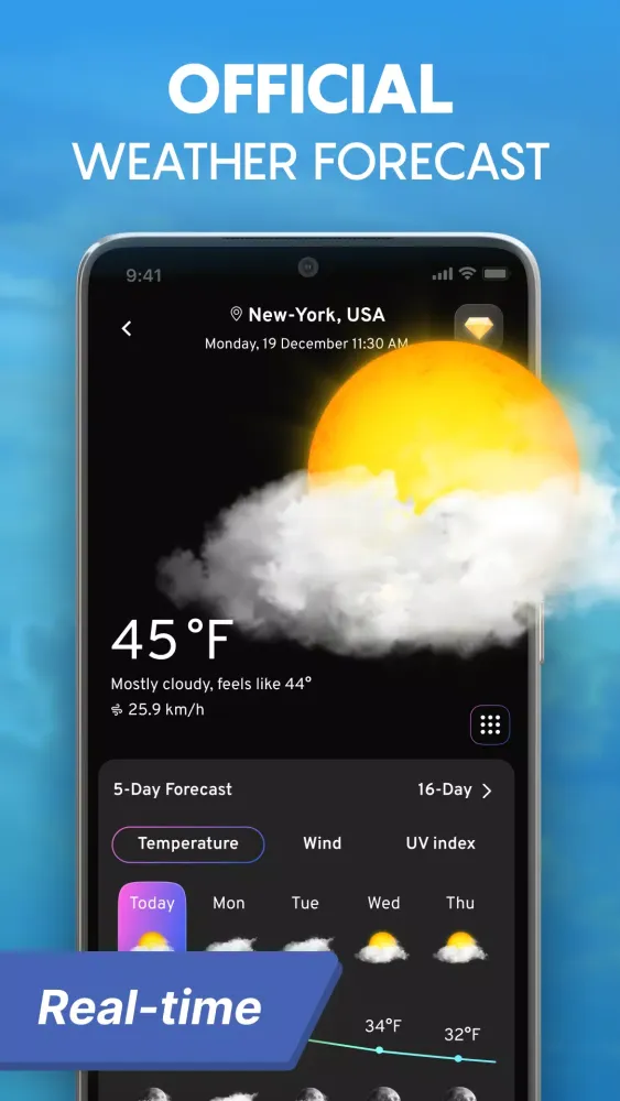 Weather Radar: Forecast Widget Screenshots