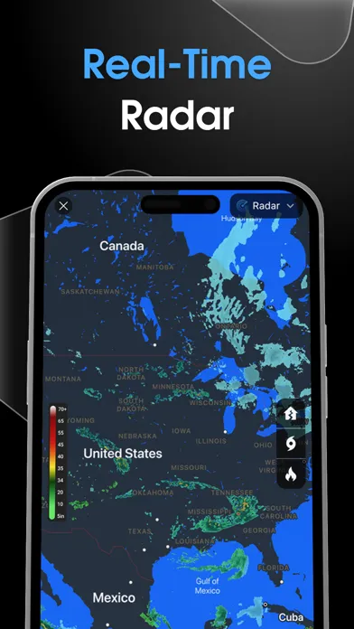 Captures d'écran de Weather Plus: Radar & Forecast